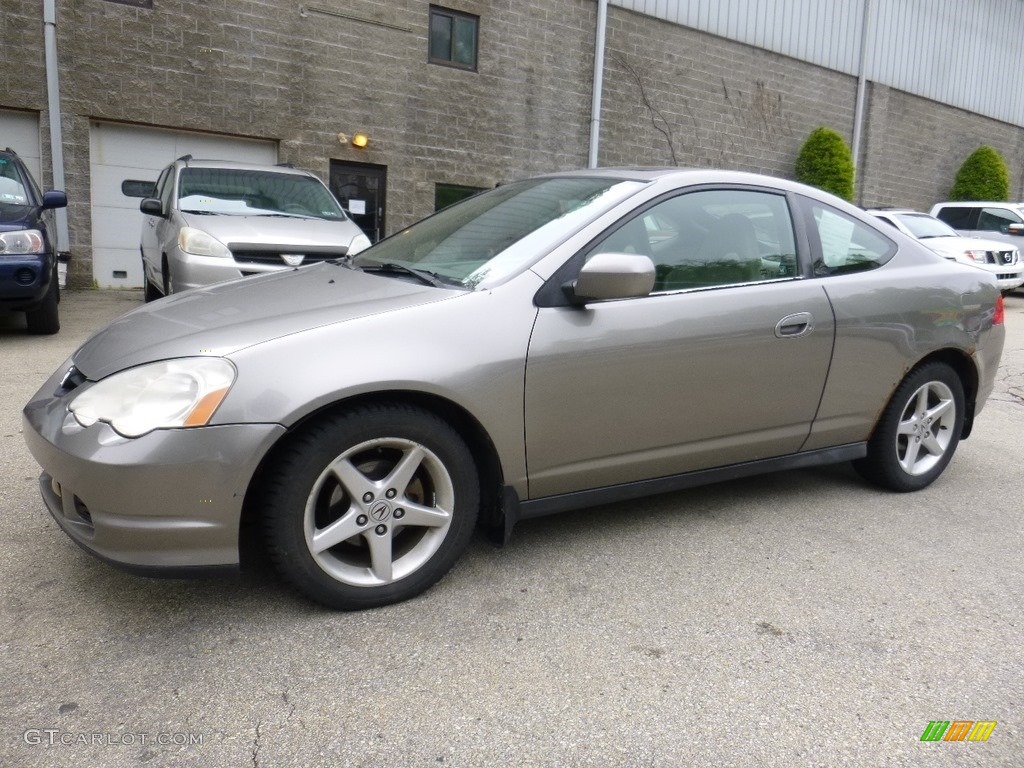 2002 RSX Sports Coupe - Custom Dark Green Metallic / Titanium photo #9