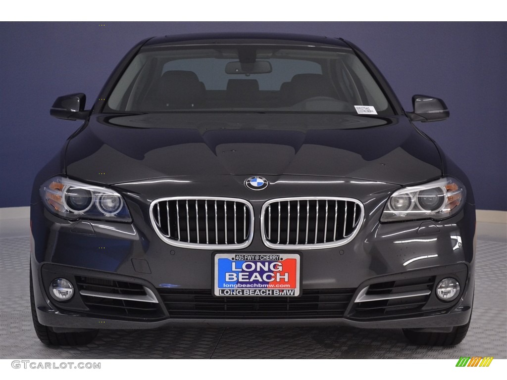 2016 5 Series 528i Sedan - Dark Graphite Metallic / Black photo #2