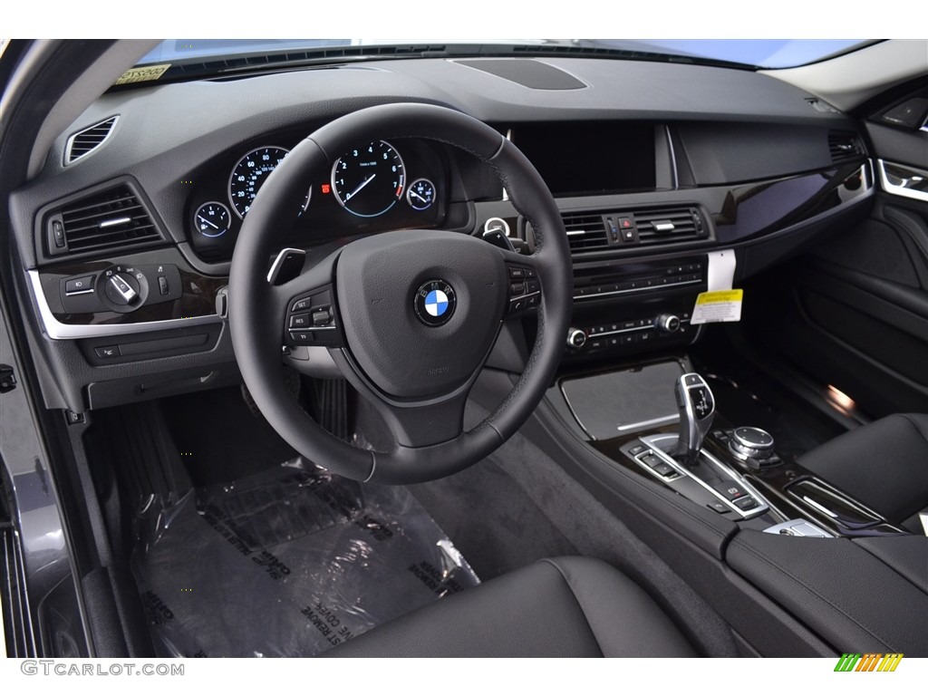 2016 5 Series 528i Sedan - Dark Graphite Metallic / Black photo #6