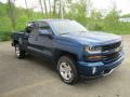 2016 Deep Ocean Blue Metallic Chevrolet Silverado 1500 LT Crew Cab 4x4  photo #8