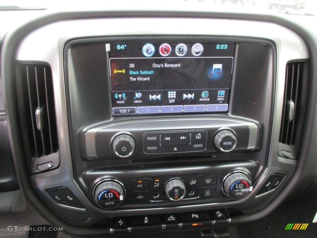 2016 Silverado 1500 LT Crew Cab 4x4 - Deep Ocean Blue Metallic / Jet Black photo #16