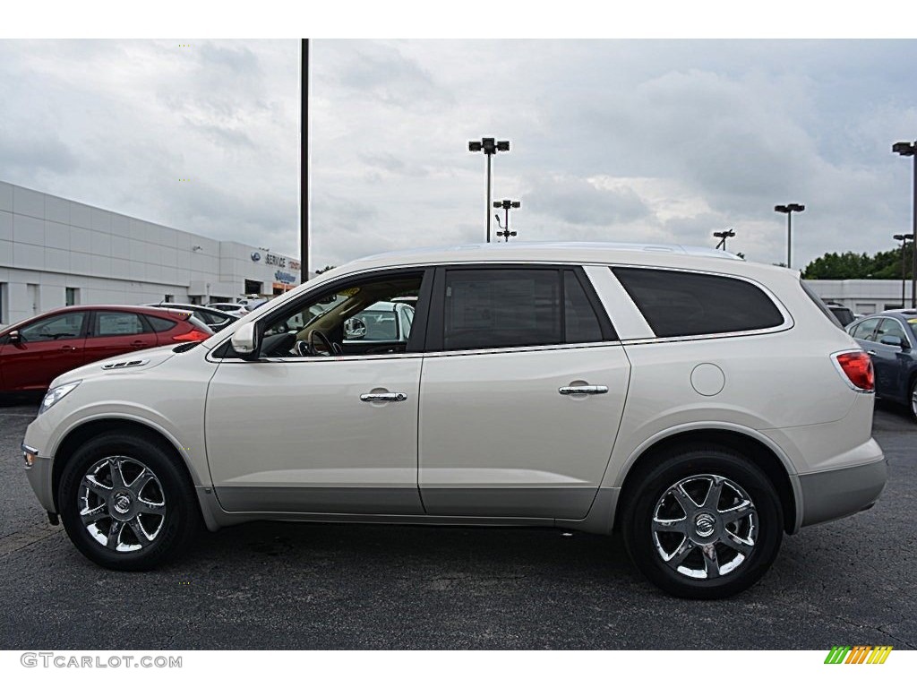 2008 Enclave CXL - White Opal / Cashmere/Cocoa photo #6