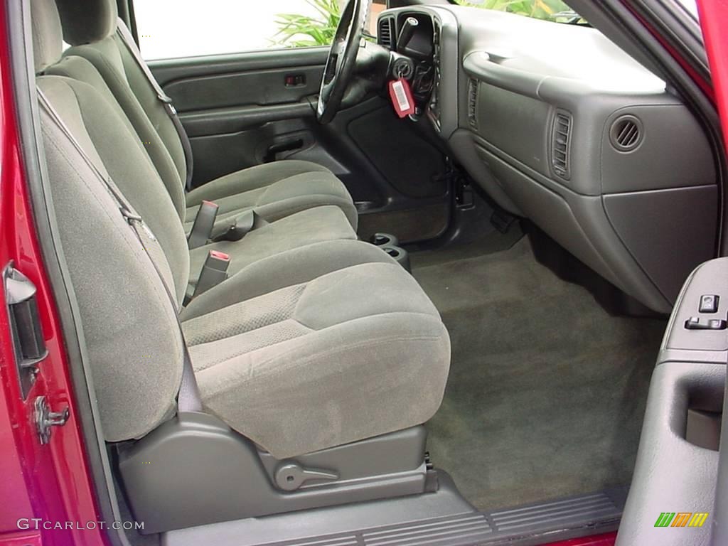 2004 Silverado 1500 LS Extended Cab - Sport Red Metallic / Medium Gray photo #11