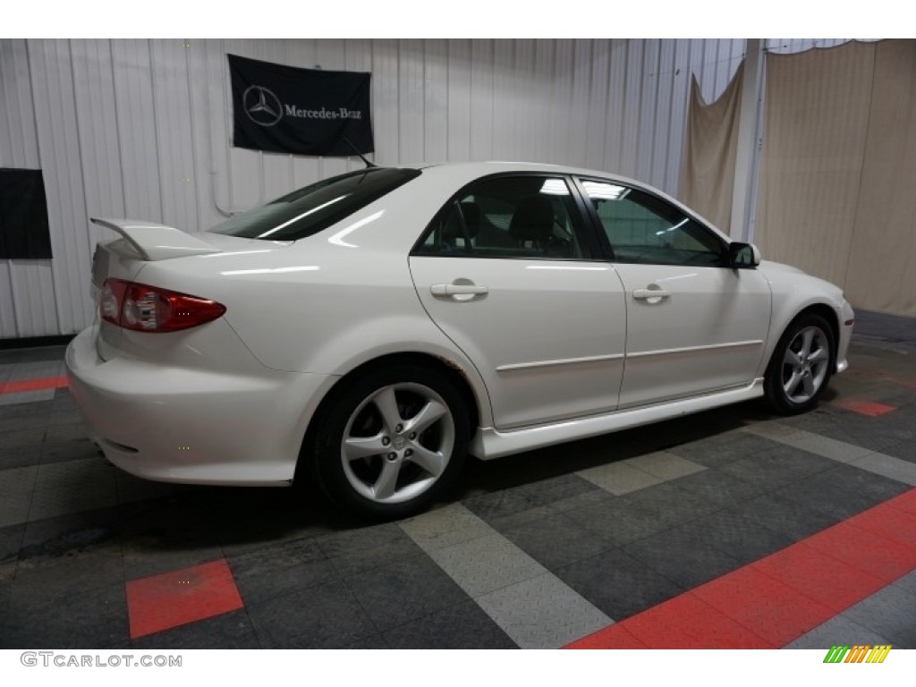 2004 MAZDA6 s Sedan - Performance White / Black photo #7