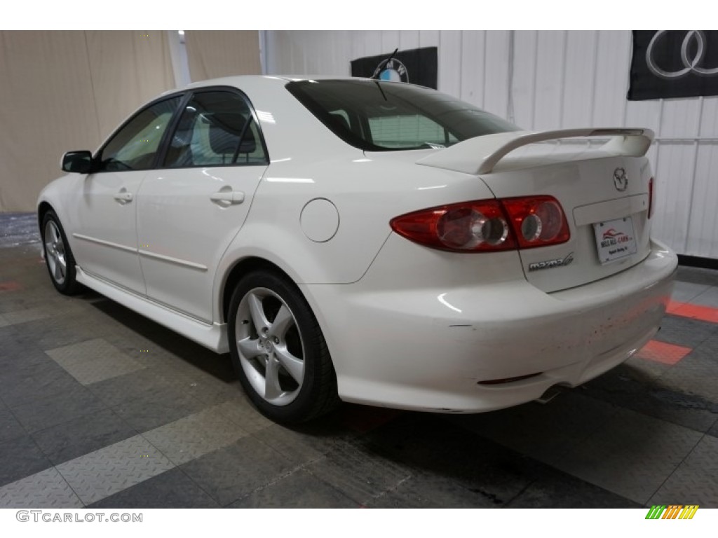 2004 MAZDA6 s Sedan - Performance White / Black photo #10