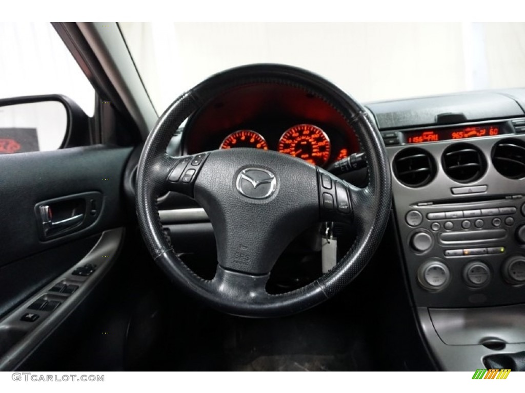 2004 MAZDA6 s Sedan - Performance White / Black photo #28