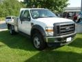 Oxford White - F450 Super Duty XL SuperCab 4x4 Chassis Stake Truck Photo No. 6