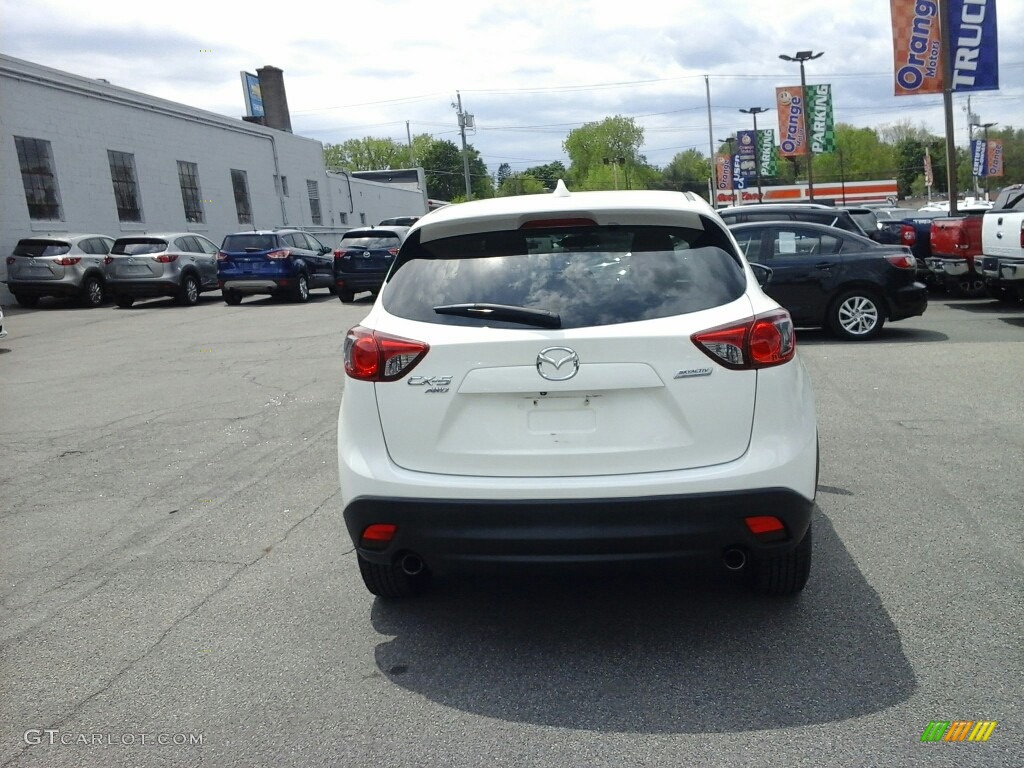 2014 CX-5 Touring AWD - Crystal White Pearl Mica / Black photo #5