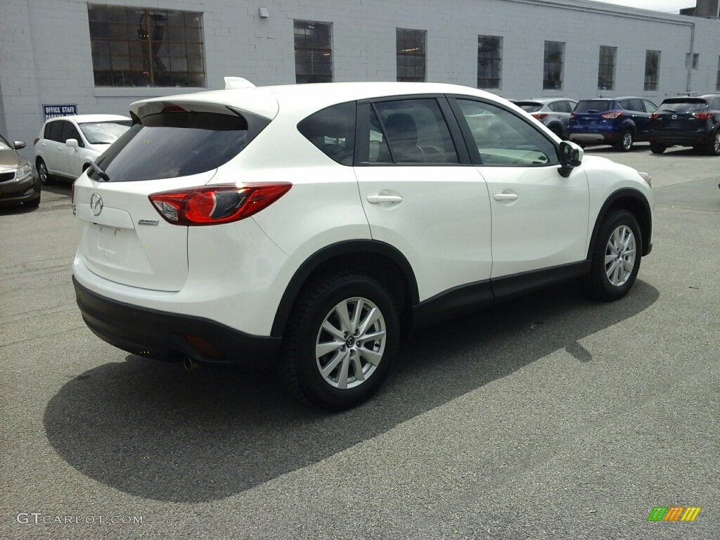 2014 CX-5 Touring AWD - Crystal White Pearl Mica / Black photo #6