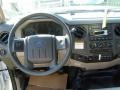 Oxford White - F450 Super Duty XL SuperCab 4x4 Chassis Stake Truck Photo No. 14