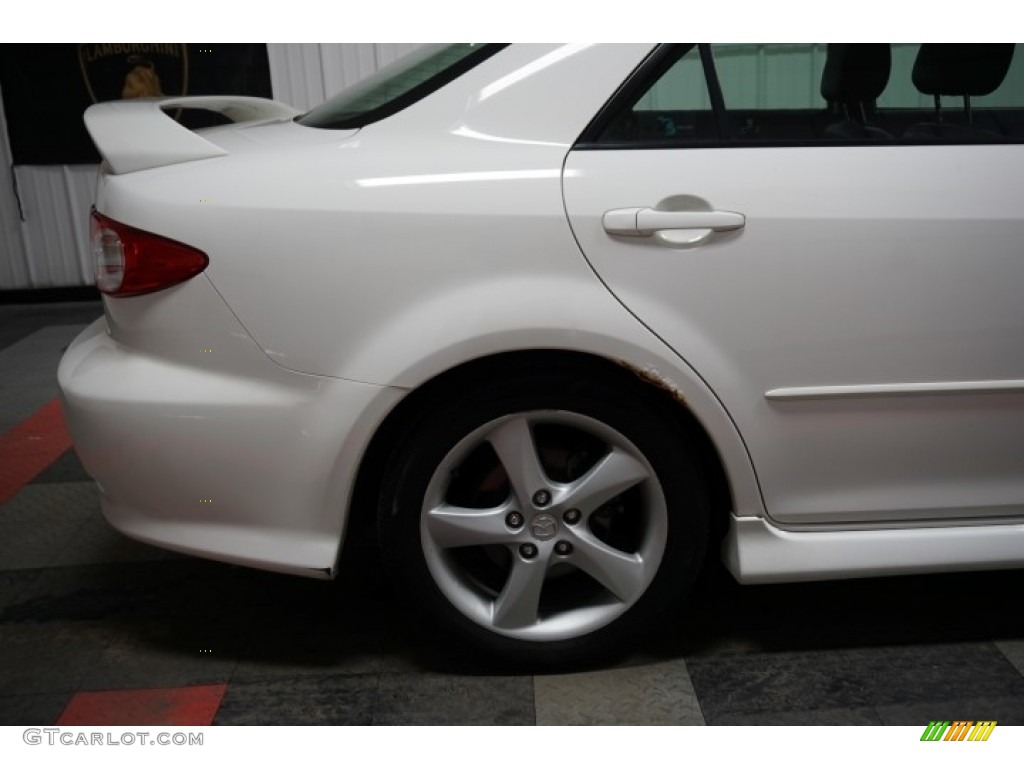 2004 MAZDA6 s Sedan - Performance White / Black photo #67