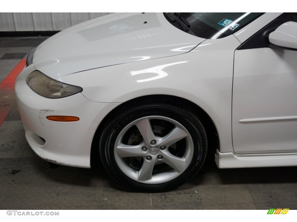 2004 MAZDA6 s Sedan - Performance White / Black photo #88