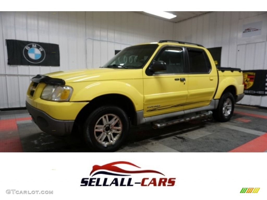 Zinc Yellow Ford Explorer Sport Trac