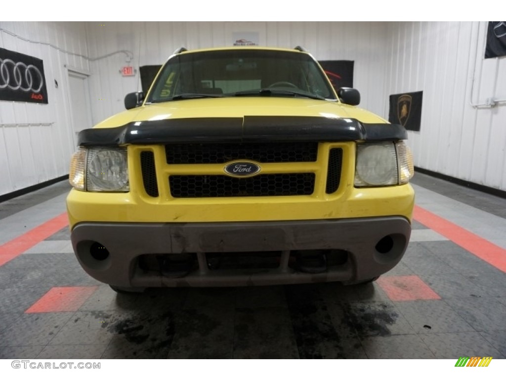 2002 Explorer Sport Trac 4x4 - Zinc Yellow / Dark Graphite photo #4