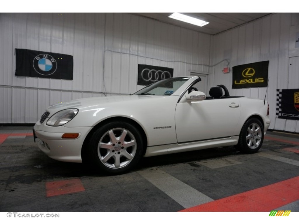 2003 SLK 230 Kompressor Roadster - Alabaster White / Charcoal photo #2