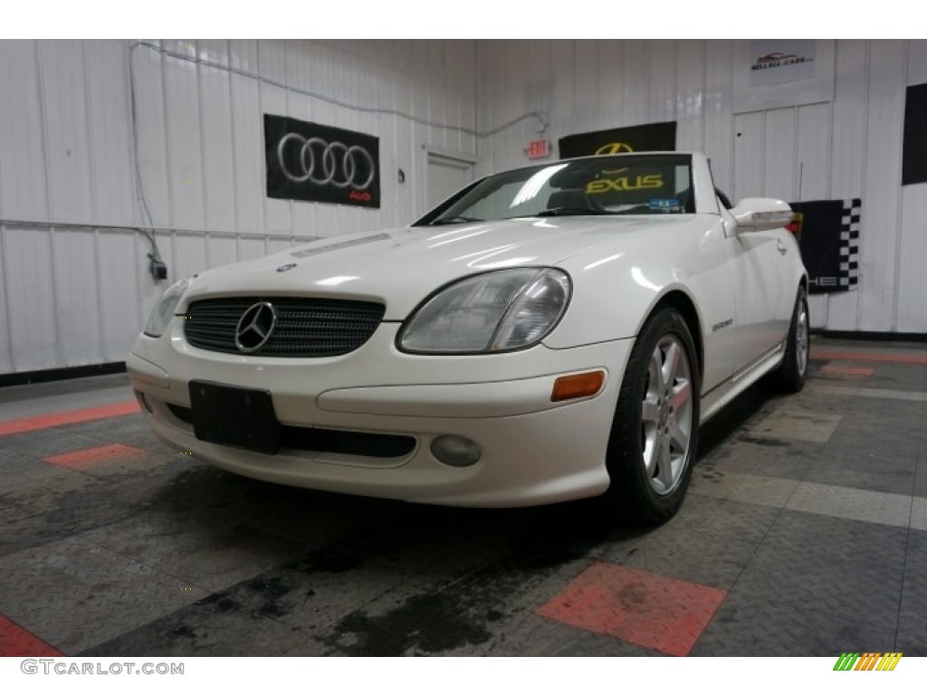 2003 SLK 230 Kompressor Roadster - Alabaster White / Charcoal photo #3