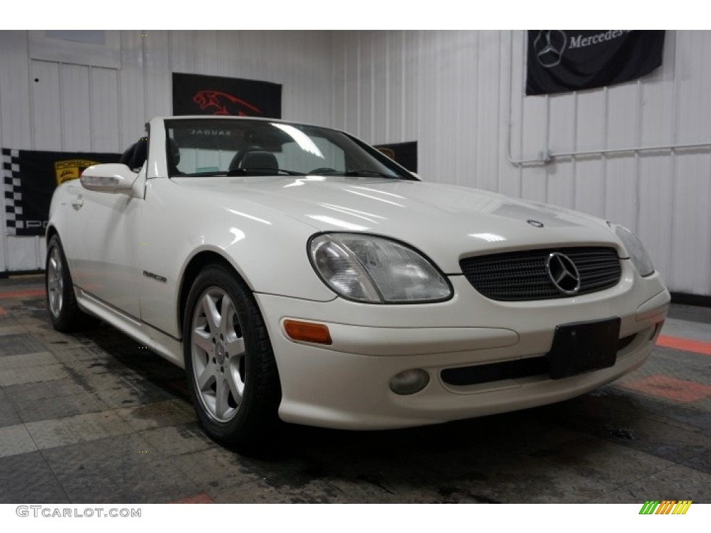 2003 SLK 230 Kompressor Roadster - Alabaster White / Charcoal photo #5