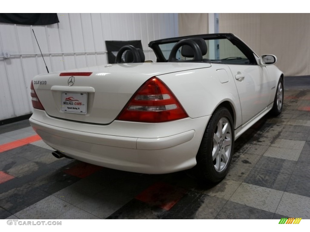 2003 SLK 230 Kompressor Roadster - Alabaster White / Charcoal photo #8