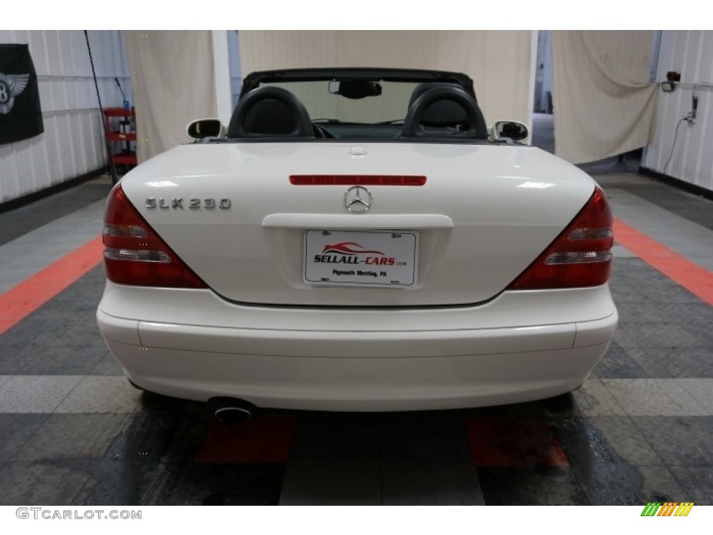 2003 SLK 230 Kompressor Roadster - Alabaster White / Charcoal photo #9
