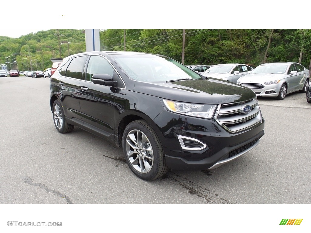 Shadow Black 2016 Ford Edge Titanium AWD Exterior Photo #113058204