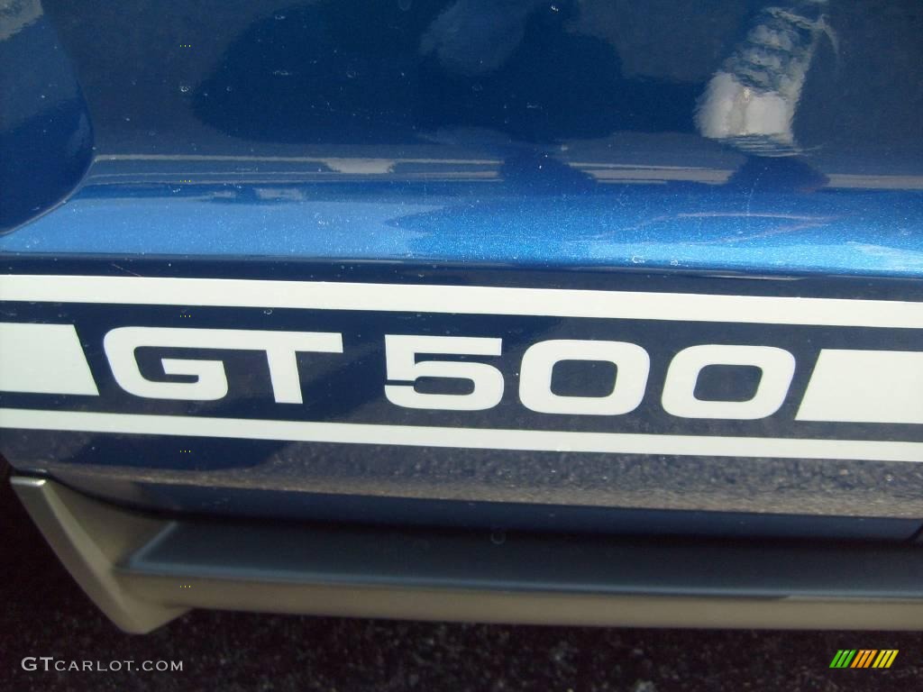 2009 Mustang Shelby GT500 Coupe - Vista Blue Metallic / Black/Black photo #13