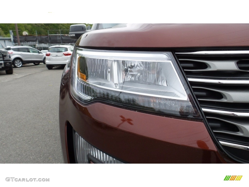 2016 Explorer XLT 4WD - Bronze Fire Metallic / Medium Light Camel photo #3