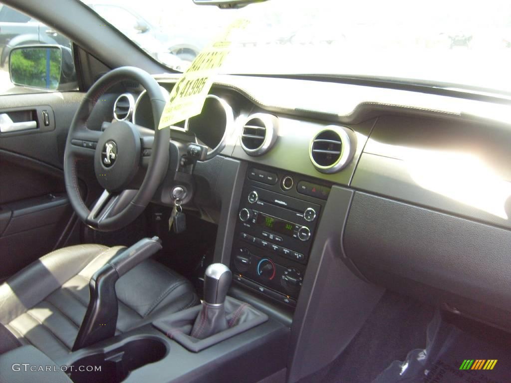 2009 Mustang Shelby GT500 Coupe - Vista Blue Metallic / Black/Black photo #17