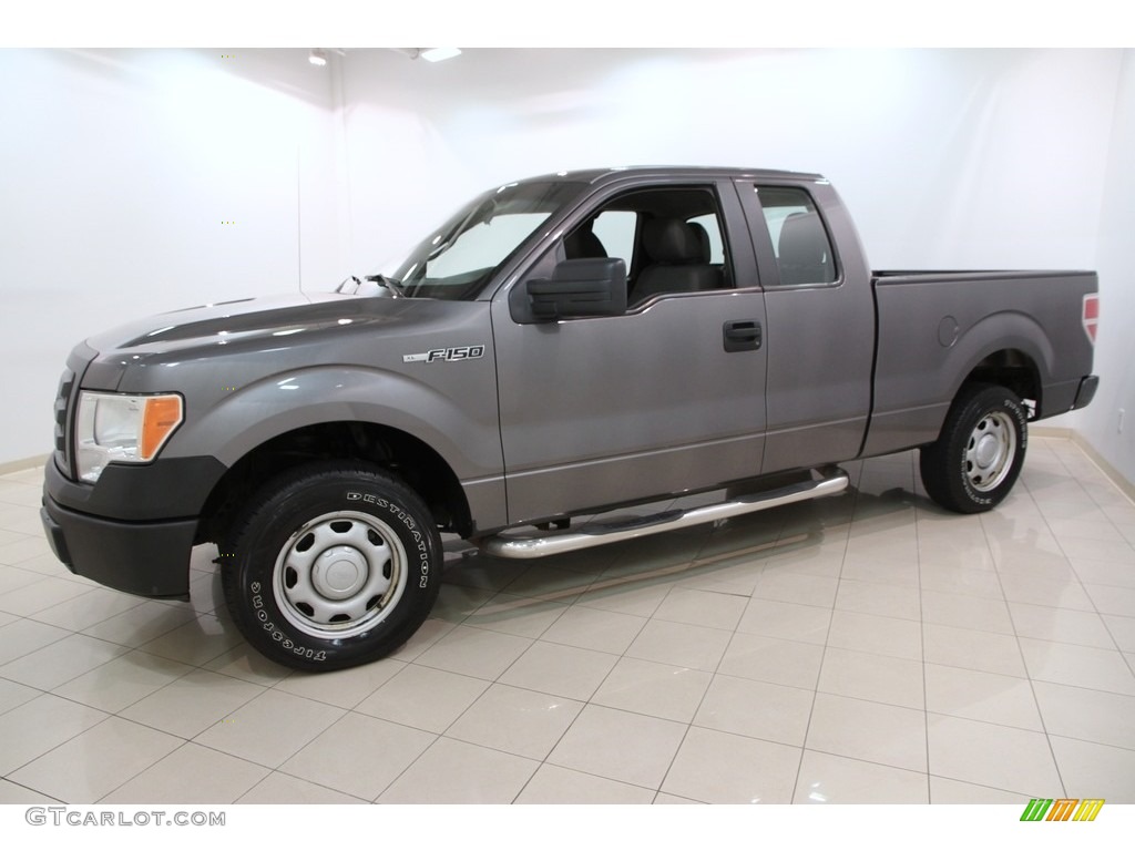 2010 F150 STX SuperCab - Sterling Grey Metallic / Medium Stone photo #3