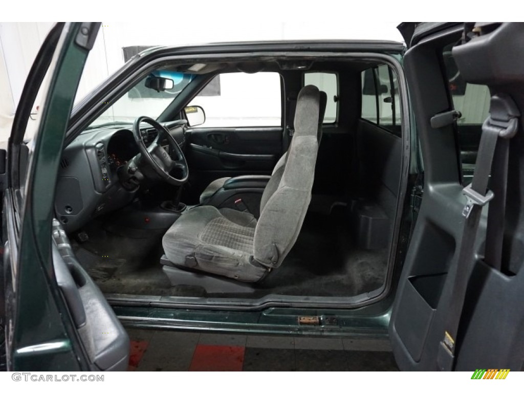 2001 S10 ZR2 Extended Cab 4x4 - Forest Green Metallic / Graphite photo #22