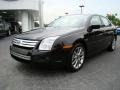 Tuxedo Black Metallic - Fusion SE V6 Blue Suede Photo No. 6