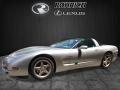 2000 Light Pewter Metallic Chevrolet Corvette Coupe  photo #3