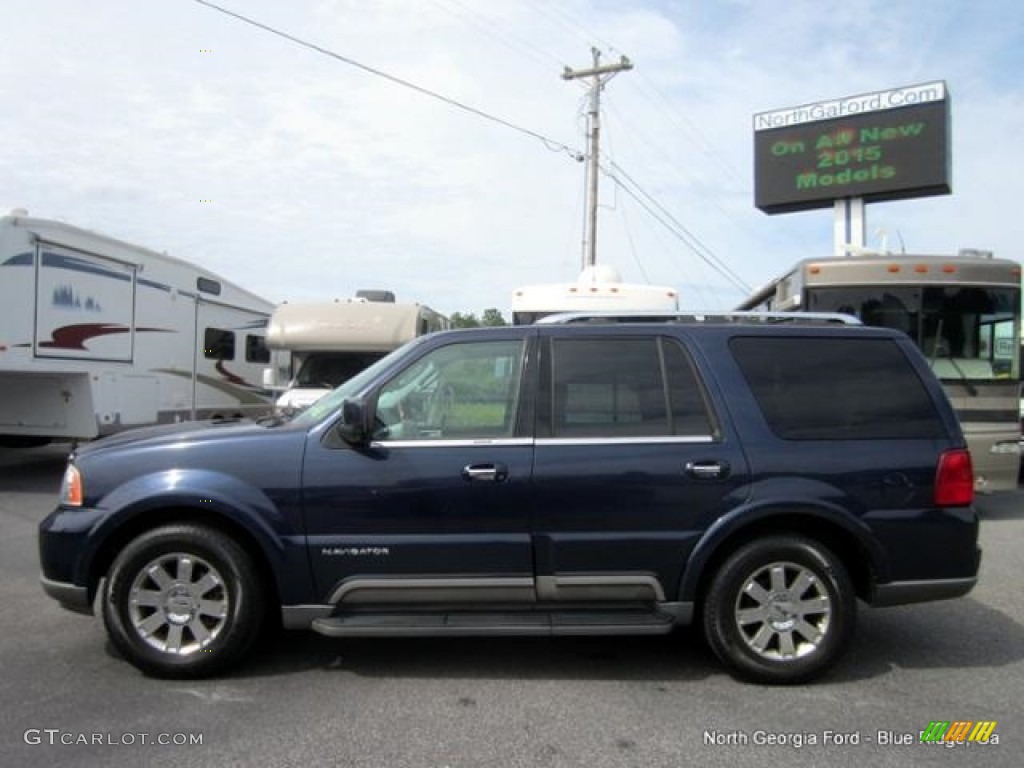 2004 Navigator Luxury 4x4 - True Blue Metallic / Light Parchment photo #2