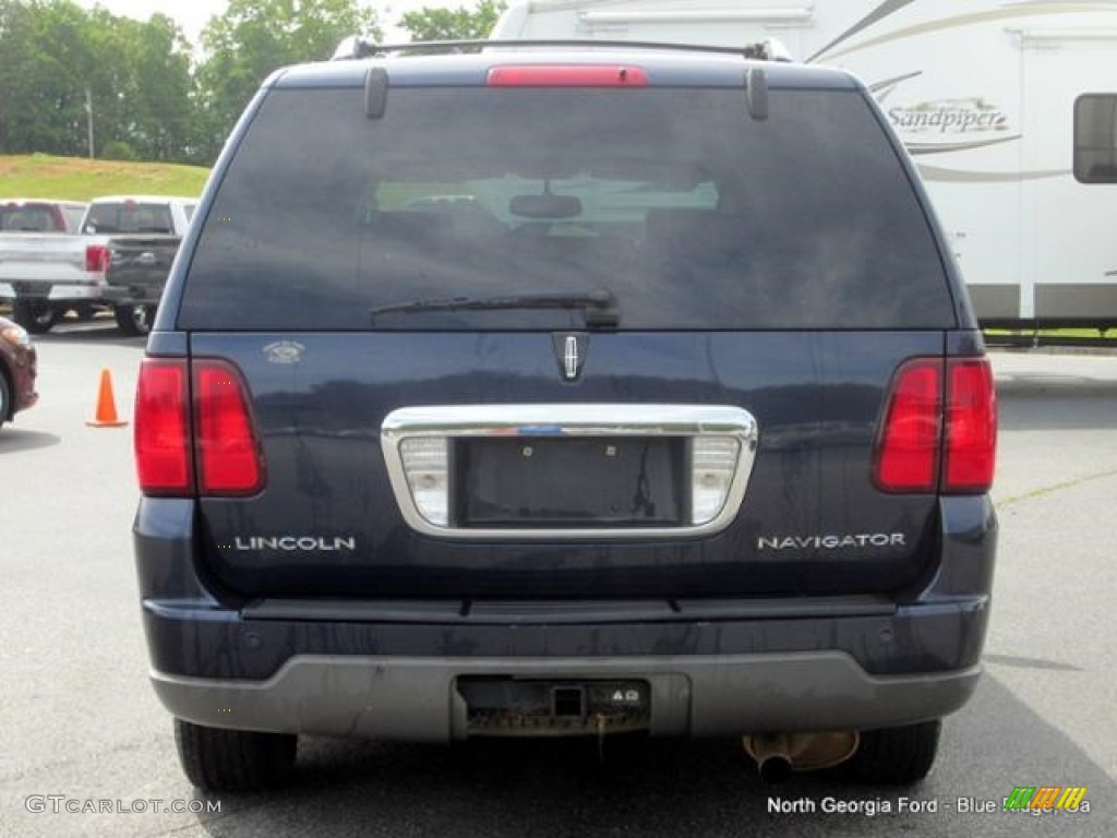2004 Navigator Luxury 4x4 - True Blue Metallic / Light Parchment photo #4