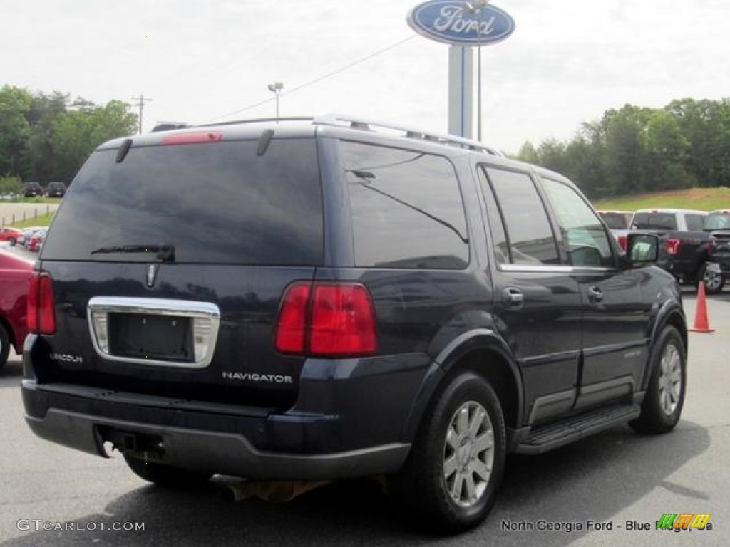 2004 Navigator Luxury 4x4 - True Blue Metallic / Light Parchment photo #5