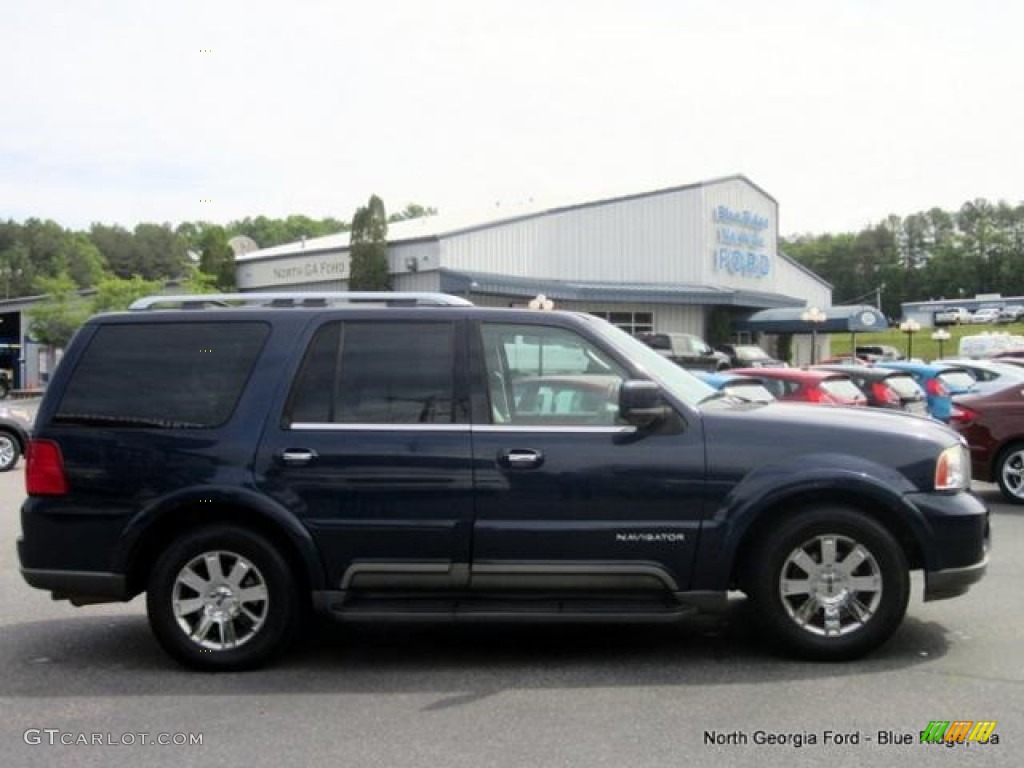 2004 Navigator Luxury 4x4 - True Blue Metallic / Light Parchment photo #6