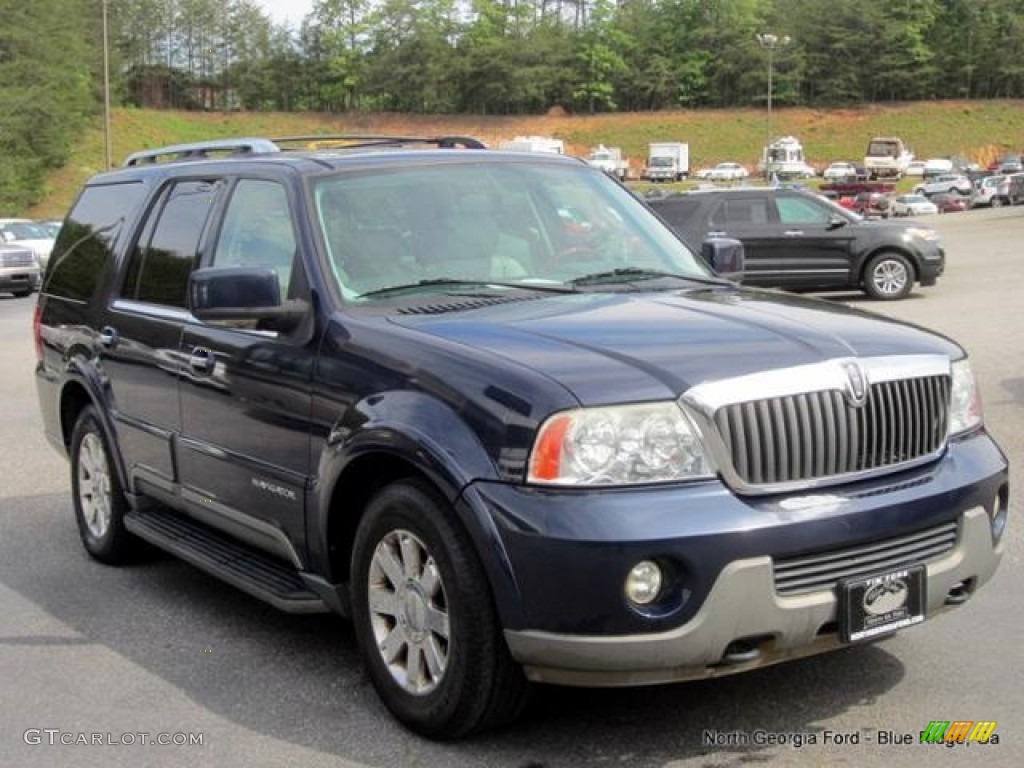 2004 Navigator Luxury 4x4 - True Blue Metallic / Light Parchment photo #7