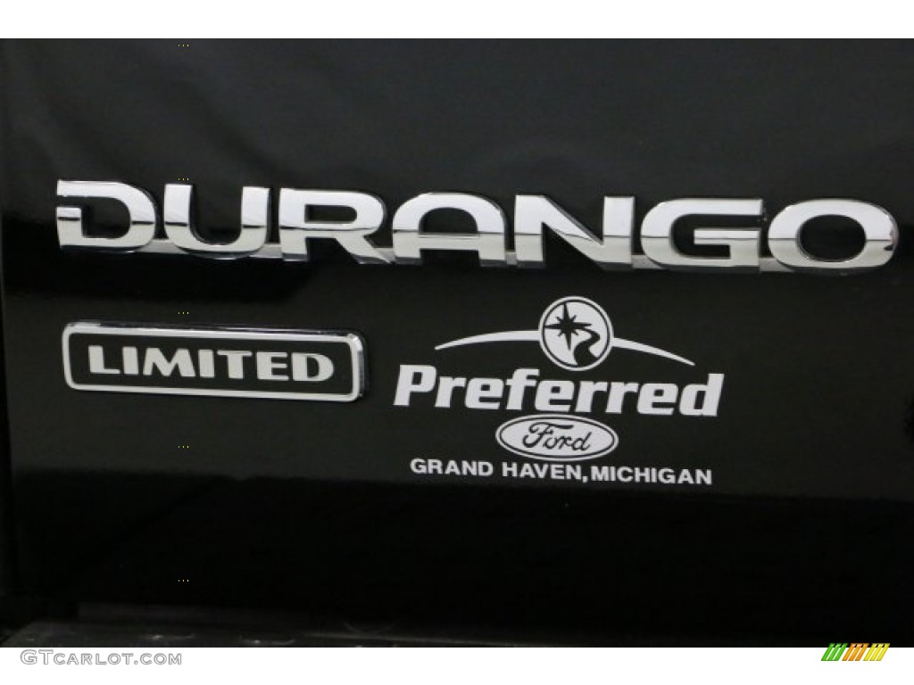 2005 Durango Limited 4x4 - Black / Medium Slate Gray photo #42