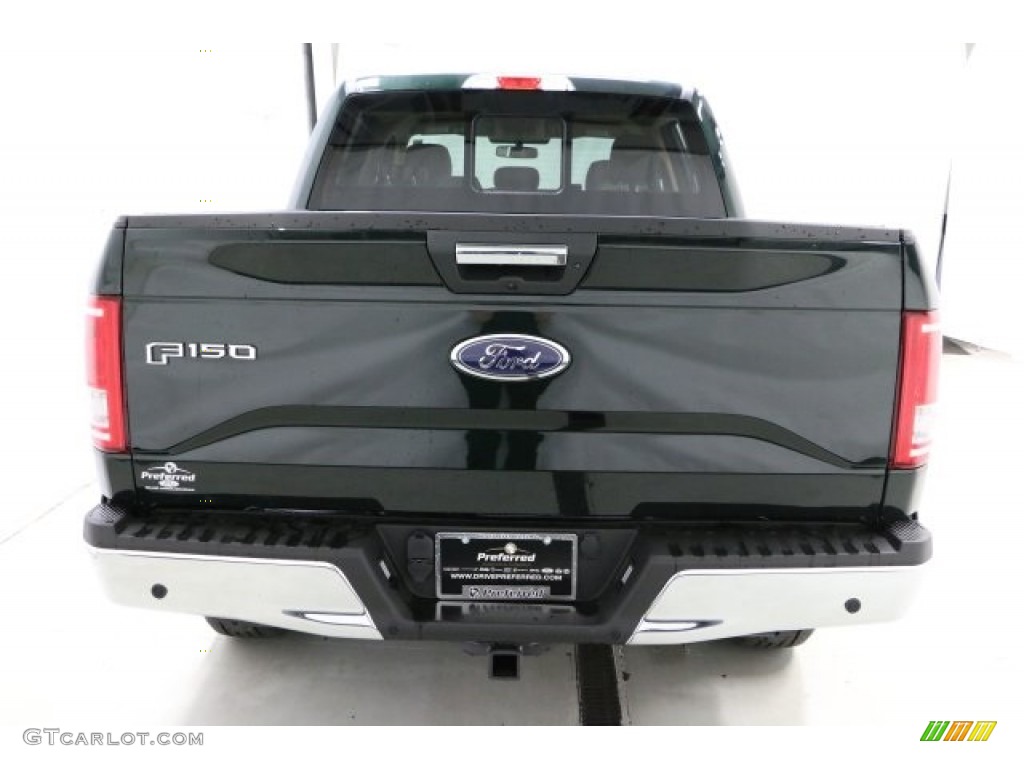 2016 F150 XLT SuperCrew 4x4 - Green Gem / Medium Light Camel photo #5