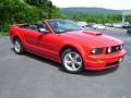 2008 Torch Red Ford Mustang GT Premium Convertible  photo #3