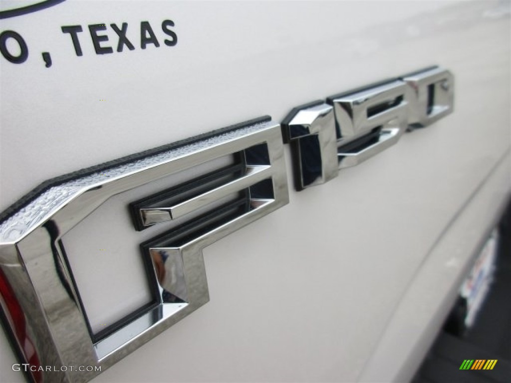 2016 F150 Lariat SuperCrew 4x4 - White Platinum / Medium Earth Gray photo #6