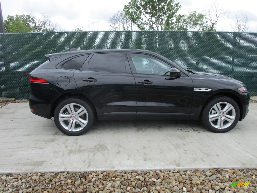 Ultimate Black 2017 Jaguar F-PACE 35t AWD R-Sport Exterior Photo #113064974