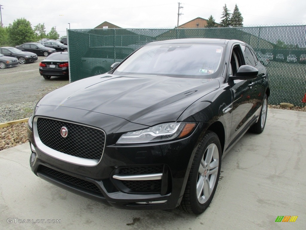 Ultimate Black 2017 Jaguar F-PACE 35t AWD R-Sport Exterior Photo #113065133