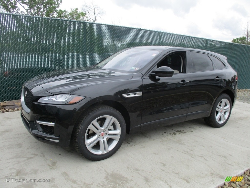 Ultimate Black 2017 Jaguar F-PACE 35t AWD R-Sport Exterior Photo #113065161