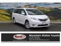 2016 Blizzard Pearl Toyota Sienna XLE  photo #1