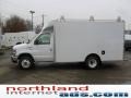 Oxford White - E Series Cutaway E350 Commercial Utility Truck Photo No. 2