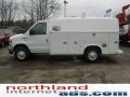 2009 Oxford White Ford E Series Cutaway E350 Commercial Utility Truck  photo #2