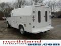 2009 Oxford White Ford E Series Cutaway E350 Commercial Utility Truck  photo #3