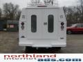 2009 Oxford White Ford E Series Cutaway E350 Commercial Utility Truck  photo #4