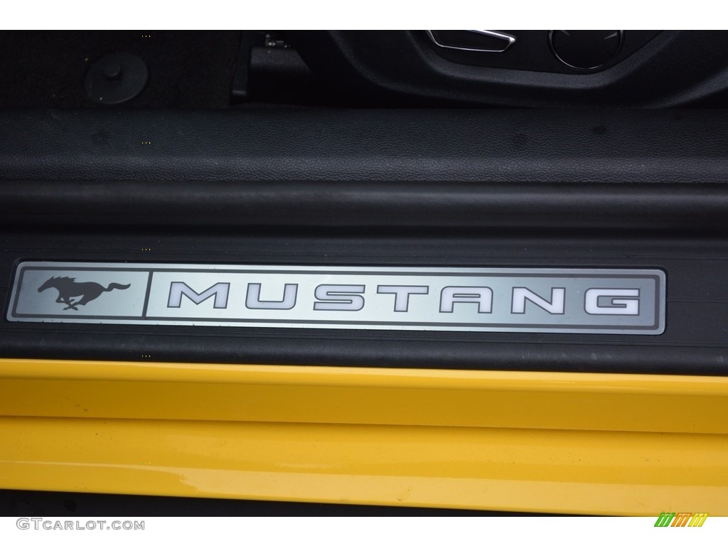 2016 Mustang EcoBoost Coupe - Triple Yellow Tricoat / Ebony photo #18