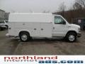 Oxford White - E Series Cutaway E350 Commercial Utility Truck Photo No. 6